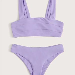 SHEIN Square Neck Bikini Swimsuit